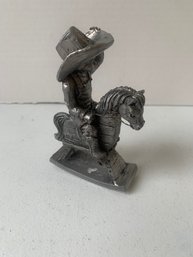 HEAVY MICHAEL RICKER PEWTER FIGURINE, 4.5'H,   44/2000