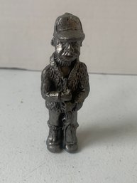 PEWTER FIGURINE, 4'H