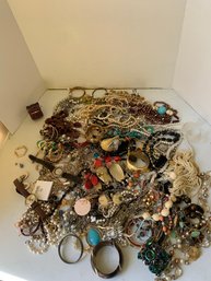 OVER 12 POUNDS OF ASSORTED JEWELRY, WATCHES, ETC.   KP#5