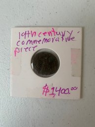 19TH CENTURY COMMEMORATIVE COIN