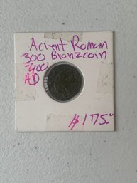 ANCIENT ROMAN COIN, BRONZE, 300-400 AD