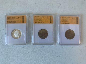 2010  P-D-S  YELLOWSTONE QUARTERS,  MS 70    (S IS SILVER)