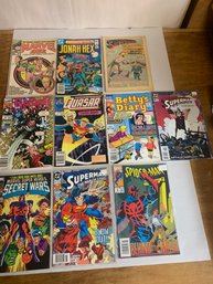 LOT OF 10 VINTAGE COMIC BOOKS