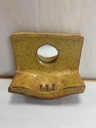 SIGNED MIRROR SOAP DISH---MICHAEL COHEN