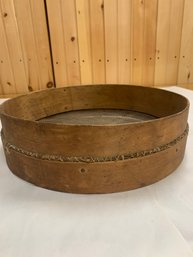 EARLY SHAKER HORSE HAIR SIEVE