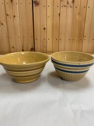 YELLOW WARE BOWLS