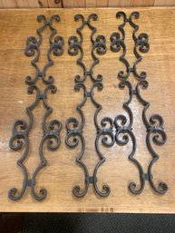 6 CAST IRON PIECES