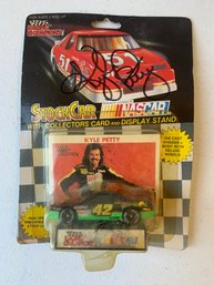 SIGNED KYLE PETTY STOCK CAR NASCAR, NEVER OPENED