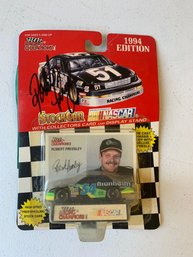 SIGNED ROBERT PRESSLEY STOCK CAR NASCAR, NEVER OPENED