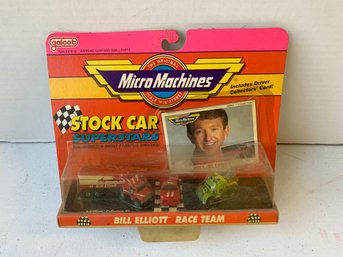MICRO MACHINES STOCK CARS,  BILL ELLIOTT RACE TEAM, 1991, GALOOB TOYS