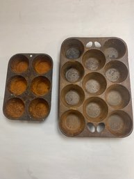 CAST IRON MUFFIN PANS