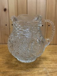 HAWKES CUT GLASS PITCHER