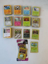 OVER 400 POKEMON CARDS W/ 1 NEW PACK   #2
