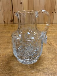CUT GLASS PITCHER