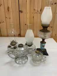 5 OIL LAMPS
