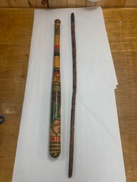 FOLK ART BAT /1930S WALKING STICK