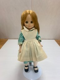 VINTAGE MADAME ALEXANDER DOLL WITH STAND
