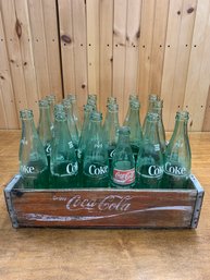 COCA COLA CASE W/20 BOTTLES