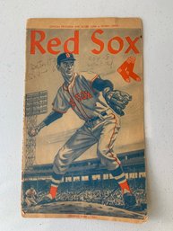 VINTAGE 1960 BOSTON RED SOX PROGRAM