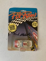 SIGNED MARK STAUL PITROW STOCK CAR