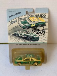 SIGNED ELMO LANGLEY 1991 LEGENDS CAR,  HOT WHEELS