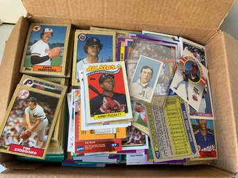 BOX FULL OF MISC. SPORTS  CARDS    SW3