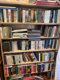 BOOK CASE FULL OF BOOKS
