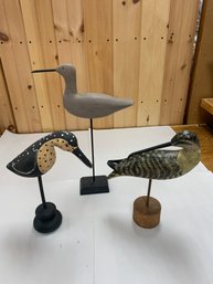3 SHORE BIRDS
