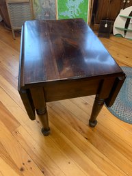 DROP LEAF SIDE TABLE 1 DRAWEER