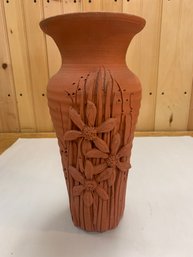 REDWARE VASE
