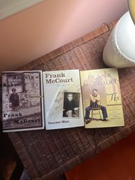 Frank McCourt 3 Books Hardcover