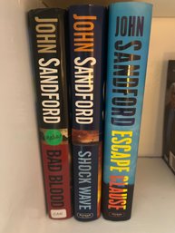 John Sandford - 3 Books Hardcover Like New