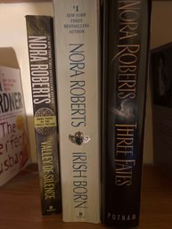 Nora Roberts - 1 Hardcover, 2 Paperbacks