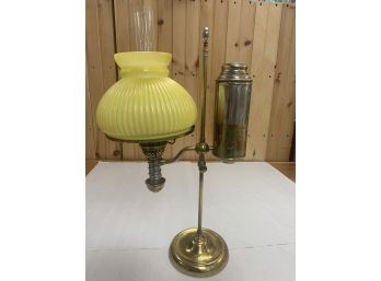 19TH CENTURY MANHATTAN BRASS STUDENT LAMP