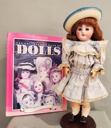 12.5' SFBJ MOLD 60 BISQUE DOLL W/ DOLL BOOK