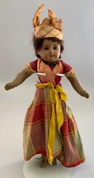 12 Bisque Unis France 60 Black Doll