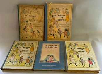 Lot Of 5 La Semaine De Suzette Bound Pamphlets