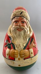 9 Schoenhut Paper Mache Rolly Dolly Santa Toy