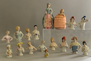 Lot Of 17 Half Dolls