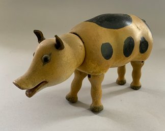 7 Schoenhut Wood Pig