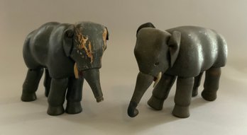 2  Schoenhut Wood Animals