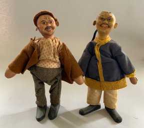 2  8 Schoenhut Circus Characters, Hobo & Chinaman