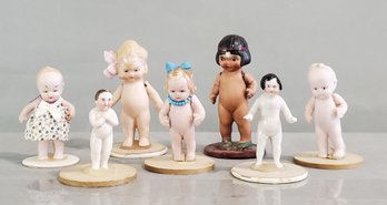 LOT OF ANTIQUE GERMAN ALL BISQUE / CHINA DOLLS