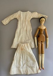15 Grodnertal Peg Wooden Doll