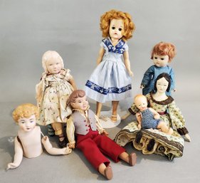 LOT OF MISC. VINTAGE DOLLS