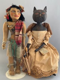 Lot Of 2 Artist Dolls