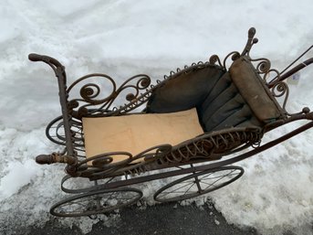 Victorian Wicker Dolls Carriage