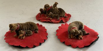 Lot Of 3 Antique Pen Wipes Circa 1889