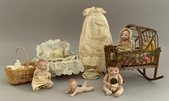 4  Small Grace S Putnam Bye-Lo Baby Dolls