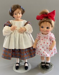 2  R John Wright Felt Dolls